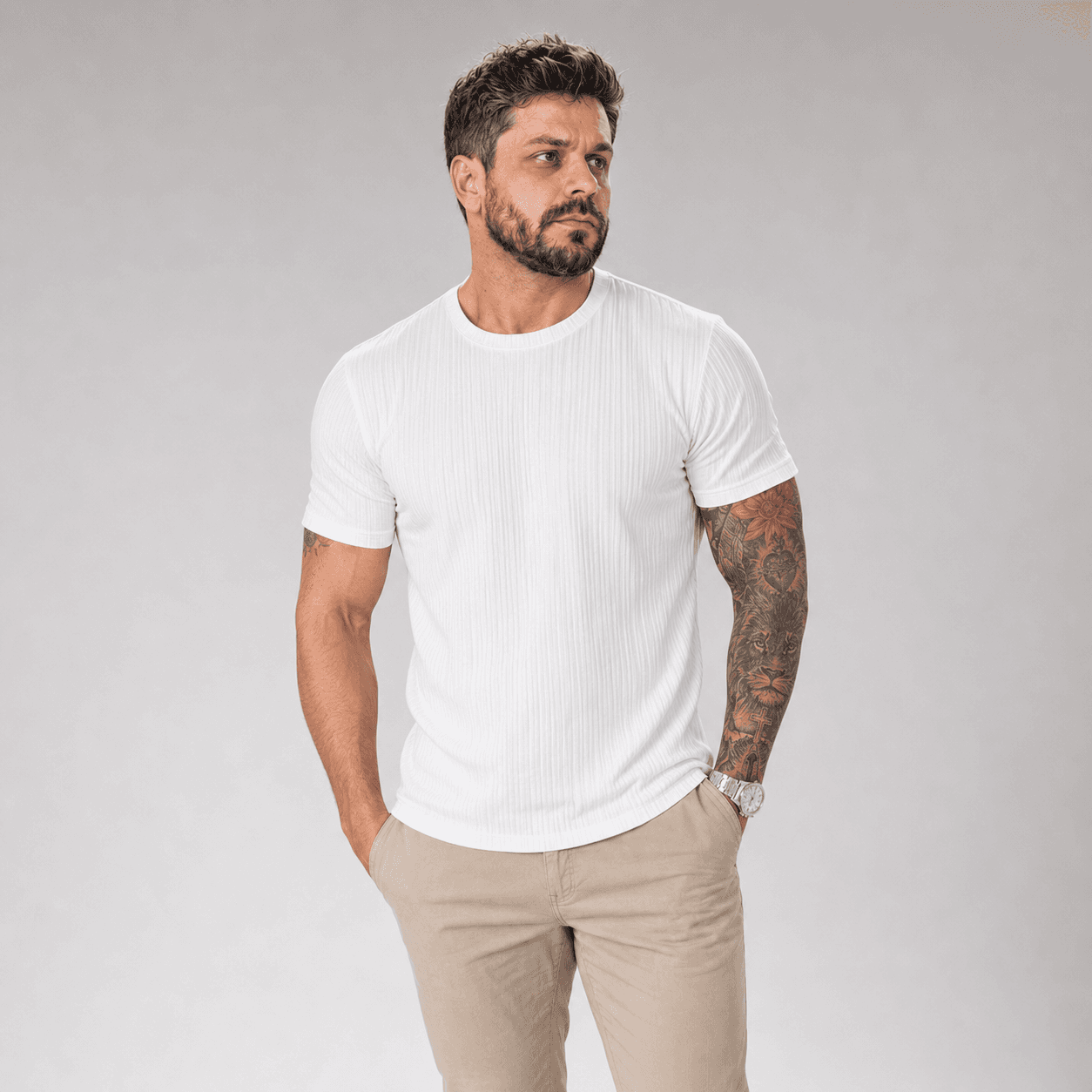 Canelada Branca Masculino